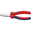 Flat pliers chrome pl. W.handles with PVC coating 140mm